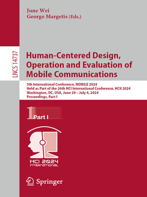 cover image of Human-Centered Design, Operation and Evaluation of Mobile Communications